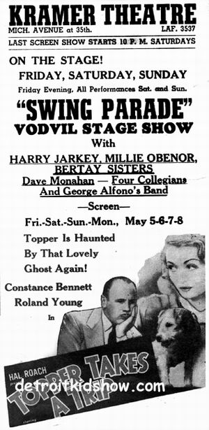 Kramer Theatre - Old Ad Courtesy Of Ed Golick (newer photo)